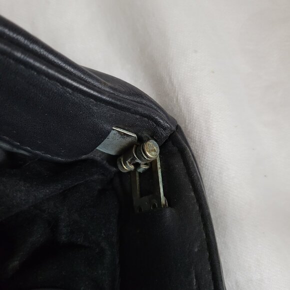 Crossbody Purse BRIE! Black Korea leather? shoulder retro classic timeless chic - Picture 9 of 13